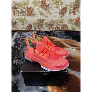 Under Armour Curry 7 Shoes  Sour Patch Peach Size 5Y Basketball Sweet Sour
